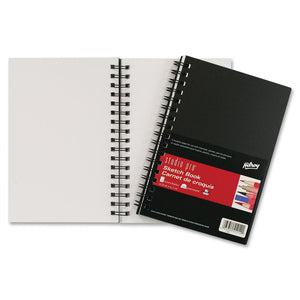 6"x9" Plain White Wirebound Pro Sketch Book