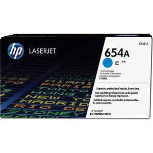 HP 654A CF331A Cyan Toner Cartridge