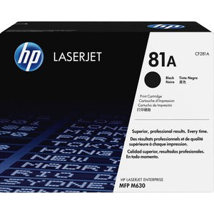 HP 81A CF281A Black LaserJet Toner Cartridge