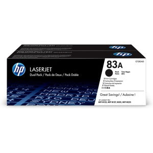 HP 83A CF283AD Black Toner Cartridge 2Pack