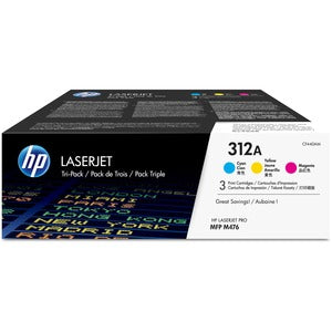 HP 312A CF440AM Cyan,Magenta,Yellow Toner Cartridge Tri-pack