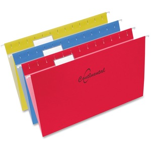Assorted Colour 1/5-cut Legal Hanging Folders