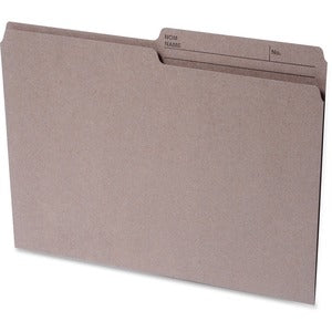 Kraft Letter 2 Sided Tab File Folders