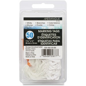 1.09"x0.75" White Marking Tag