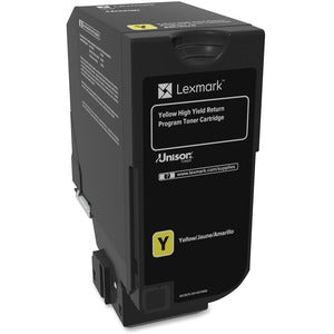 Lexmark 84C1HY0 Yellow High Yield Toner Cartridge