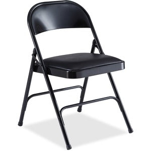 Vinyl Padded Seat Folding Chairs - 4/Carton
