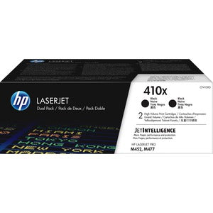 HP 410X CF410XD 2 Pack Black High Yield Toner Cartridge