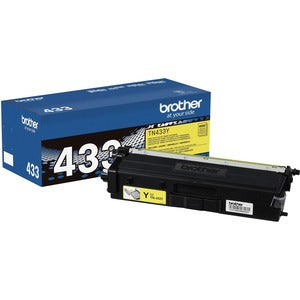 Brother TN433Y Yellow High Yield Toner Cartridge