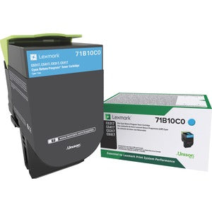 Lexmark 71B10C0 Cyan Toner Cartridge