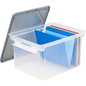 14.5"x20"x11.5" Clear/Gray Storage Case