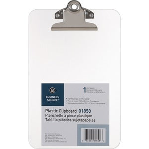 6"x9" Clear Plastic Clipboard