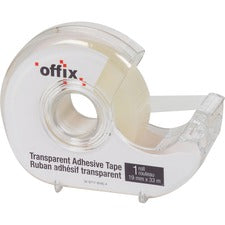 3/4"x36yd Transparent Adhesive Tape w/Dispenser