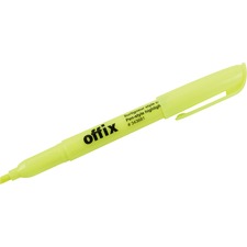 Yellow Chisel Point Pen Style Highlighter