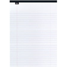 8-1/2"x14" White Ruled 50 Sheet Notepad