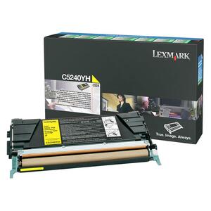 Lexmark C5240YH Yellow High Yield Toner Cartridge
