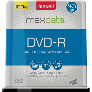 MaxData 4.7GB 16X DVD-R Pack