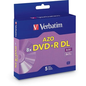 Verbatim AZO 8.5GB DVD+R DL Media Slim Case