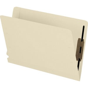 Manila Letter 0.75" Expansion Laminated Spine End Tab Folders