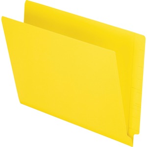 Yellow Letter End Tab Folders