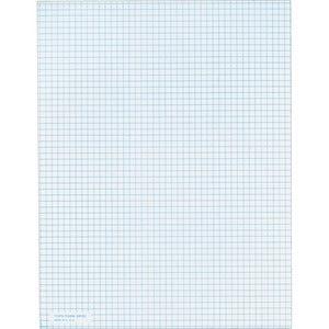 8.5"x11" 5 Square/Inch Quadrille Graph Pads 50Sheet