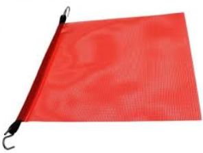 Safety Flag w/Rubber Tarp Tie
