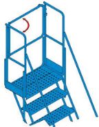 Walk Through Rolling Ladder