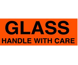 GLASS HANDLE WITH CARE