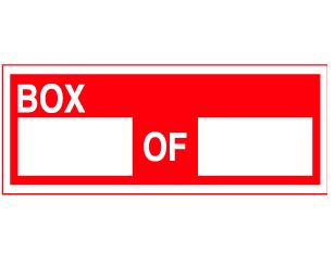 BOX ___ OF ___ 2"x5"