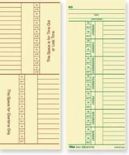 Numbered Days Time Cards 100/Pack