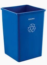 35 Gal Square "Recycle" Container Each