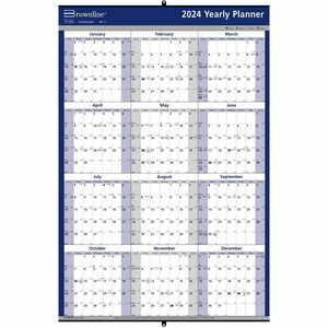 24"x36" 2-Sided Paper Yearly Wall Calendar