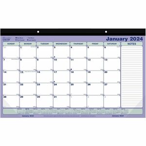 17.8"x10.9" Monthly Desk/Wall Calendar Pad