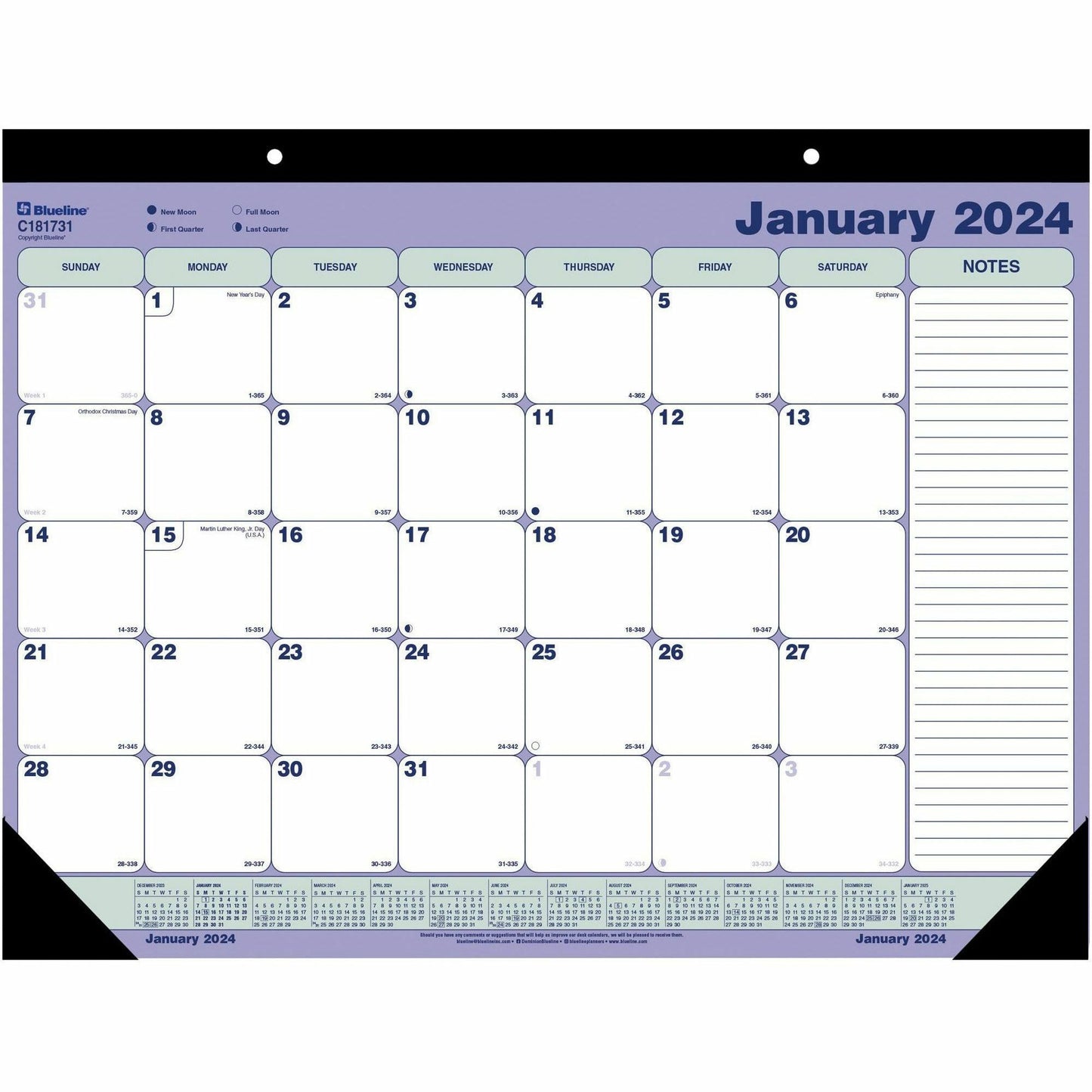 Desk/Wall Calendar Pad