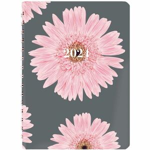 Blueline 2024 Pink Daisy Daily Planner