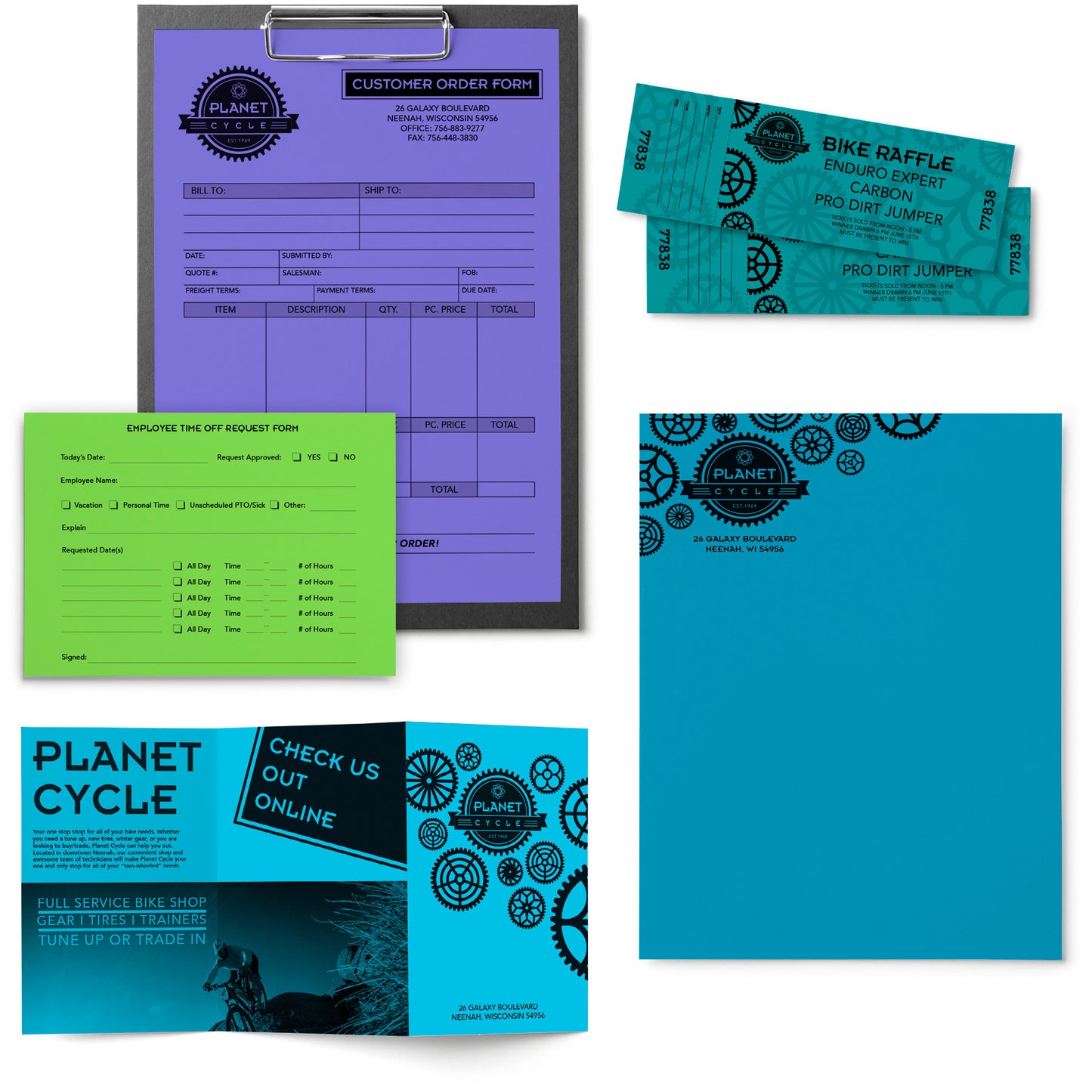Astrobrights Color Copy Paper - "Cool" , 5 Assorted Colours