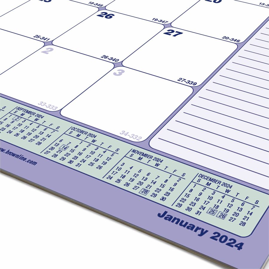 11"x8.5" 2024 Mini Monthly Desk Pad