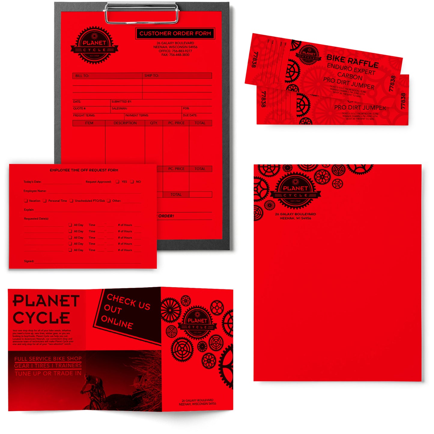 Astrobrights Color Copy Paper - Re-Entry Red
