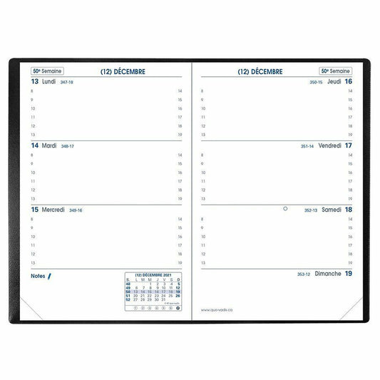 Quo Vadis Sapa X Weekly Diary - French