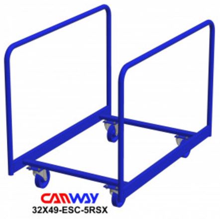 Flat Stacking Table Caddy 1000 Lb Capacity