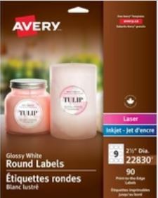 Glossy Clear Labels