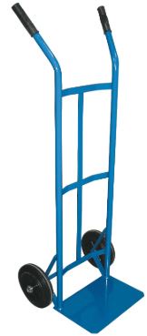 Straight Back and Double Grip Handle Handtruck