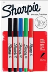 Sharpie Assorted Ultra Fine Permanent Marker 12/Pack
