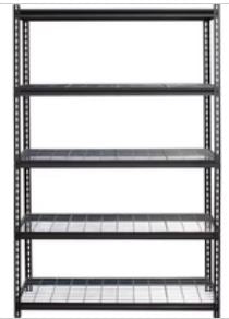 5-Shelf Wire Deck Shelving