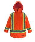 Orange Hi-Viz Parka w/Hood Each