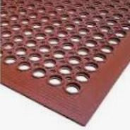 Grease Resistant 3'x5'x1/2" Mat Red Each