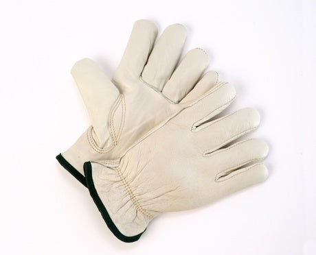 Premium Ropers Cowhide Fleece Lined w/Elastic Gloves 12 Pair