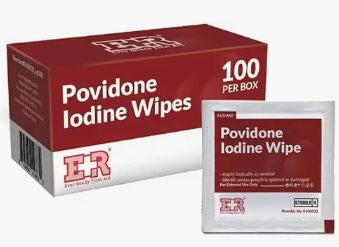 Iodine Antiseptic Prep Pads