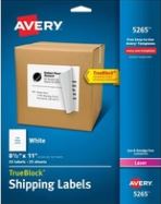 White Shipping Labels