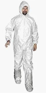 SMS Hooded Disposable Coverall 25/Box
