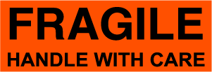FRAGILE HANDLE WITH CARE 500/Roll